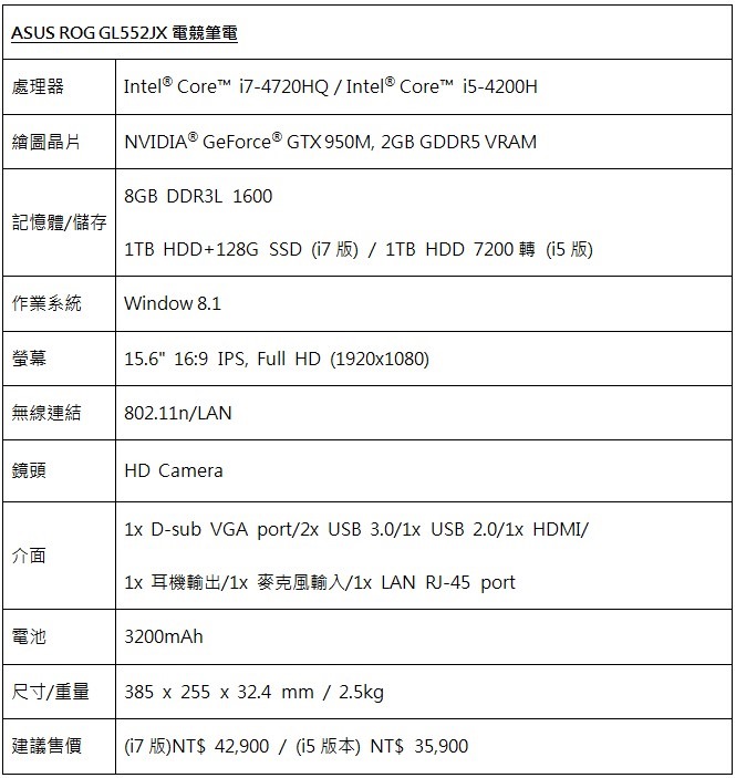 GL552JX GL552JX