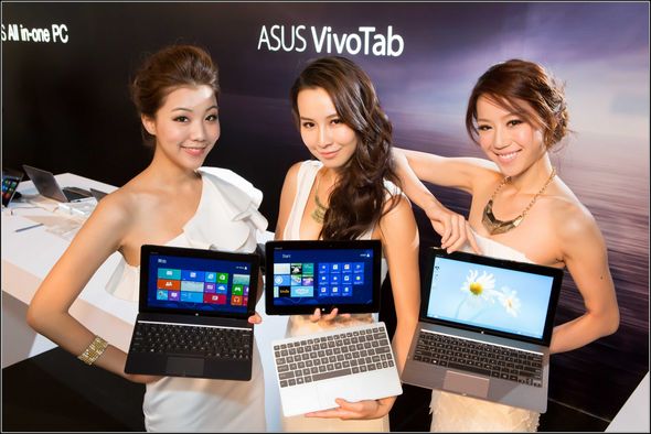 ASUS VivoTab系列涵蓋三款全新變形平板,將華碩經典變形設計進一步揮灑,包含首款RT作業系統平板ASUS VivoTab RT、配備數位手寫筆的ASUS VivoTab以及多彩潮流ASUS VivoTab Smart ASUS VivoTab系列涵蓋三款全新變形平板,將華碩經典變形設計進一步揮灑,包含首款RT作業系統平板ASUS VivoTab RT、配備數位手寫筆的ASUS VivoTab以及多彩潮流ASUS VivoTab Smart